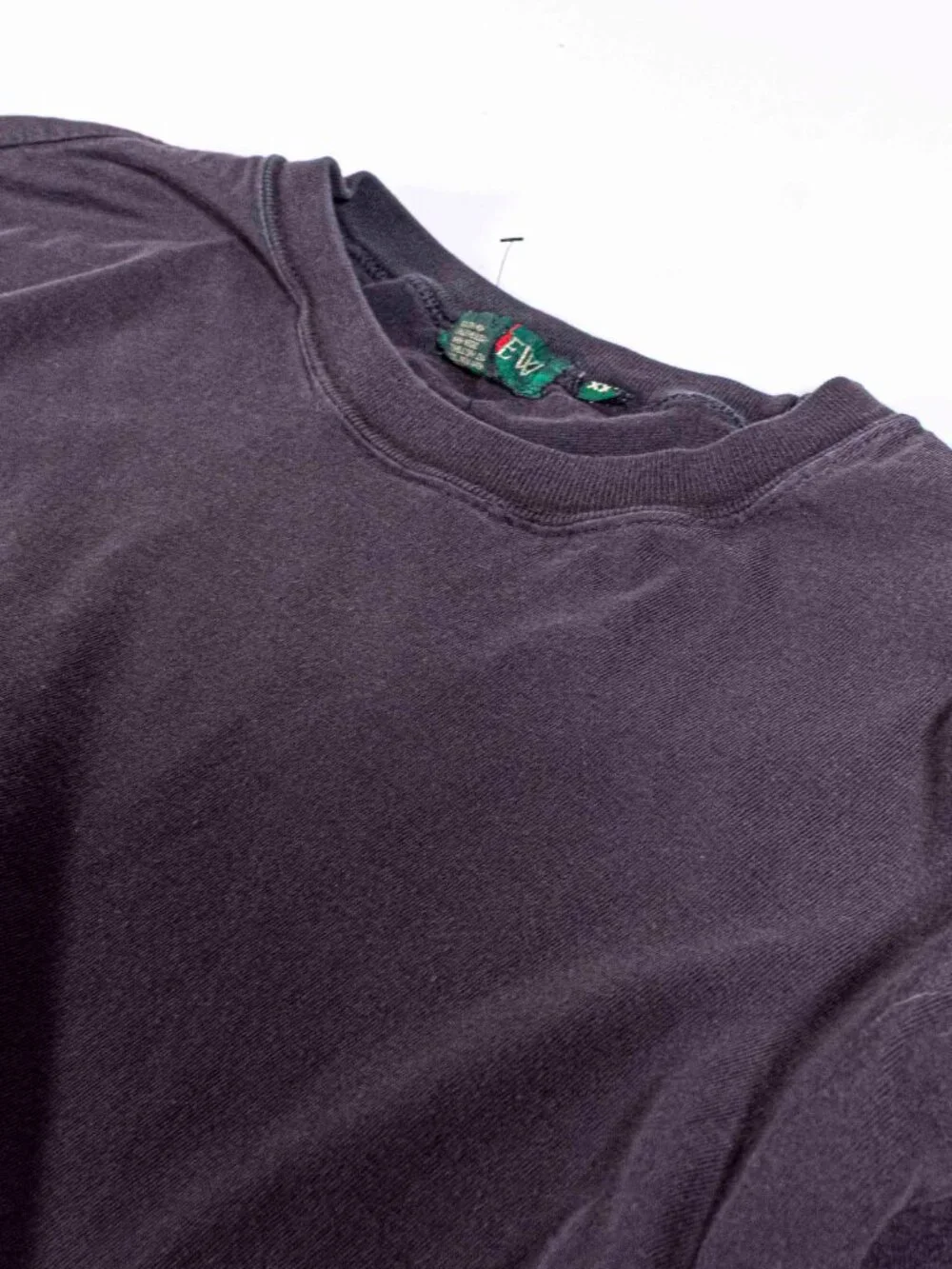 Vintage 90s J Crew Oarsman Long Sleeve T-Shirt Mens XXL Blank Sun Faded